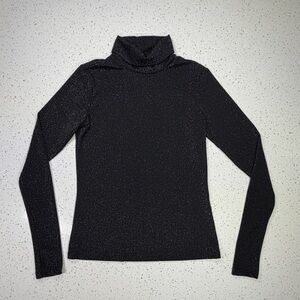 H&M Glittery Black Fabric